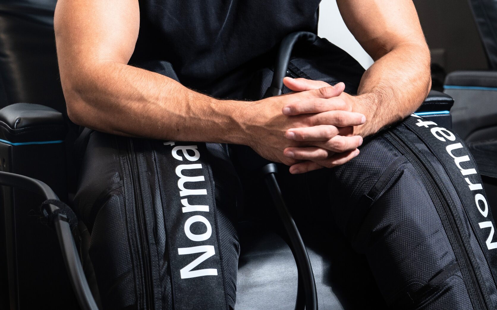 NormaTec compression boots - City Fitness Revive Recovery Studio