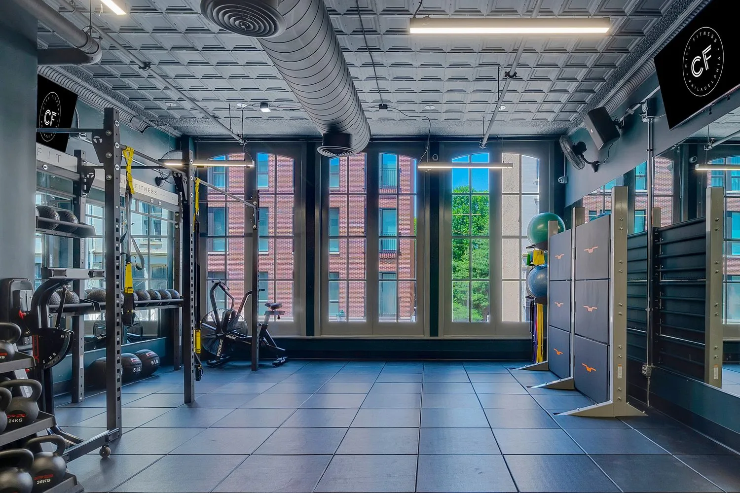 The training studio at City Fitness Old City
