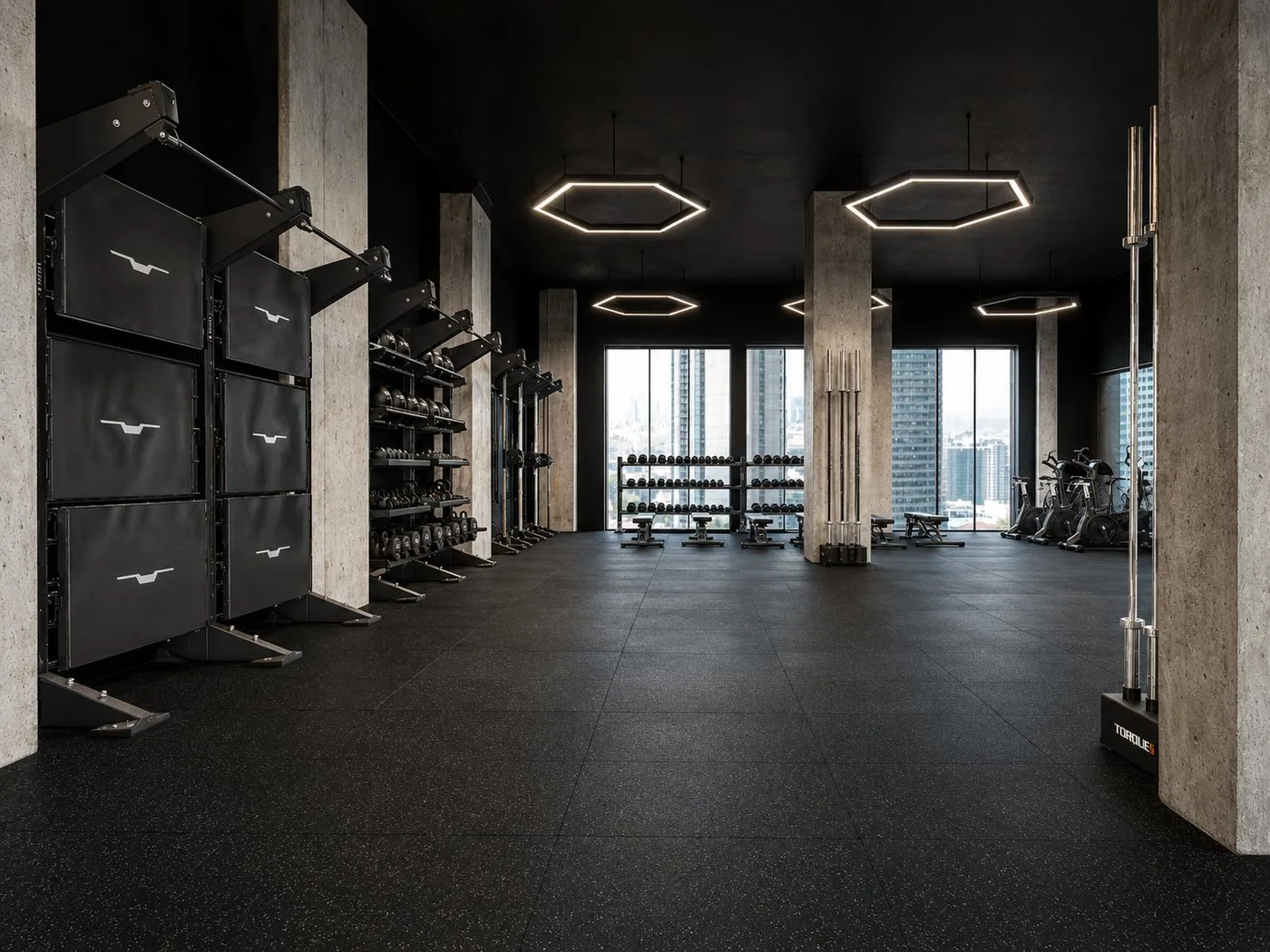 Rendering of City Fitness Hoboken, Maxwell Place