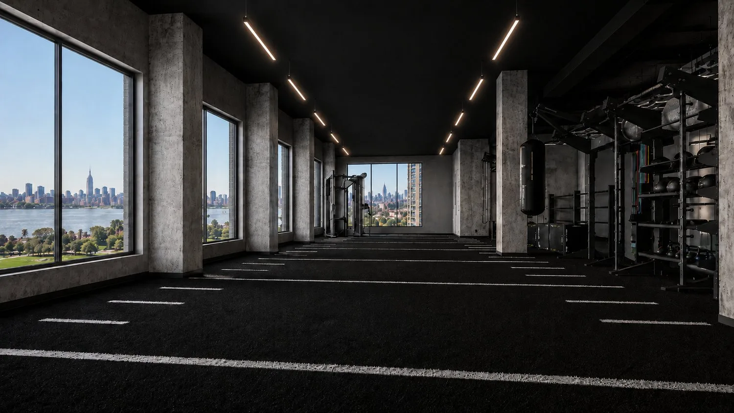 Rendering of the second City Fitness Hoboken club