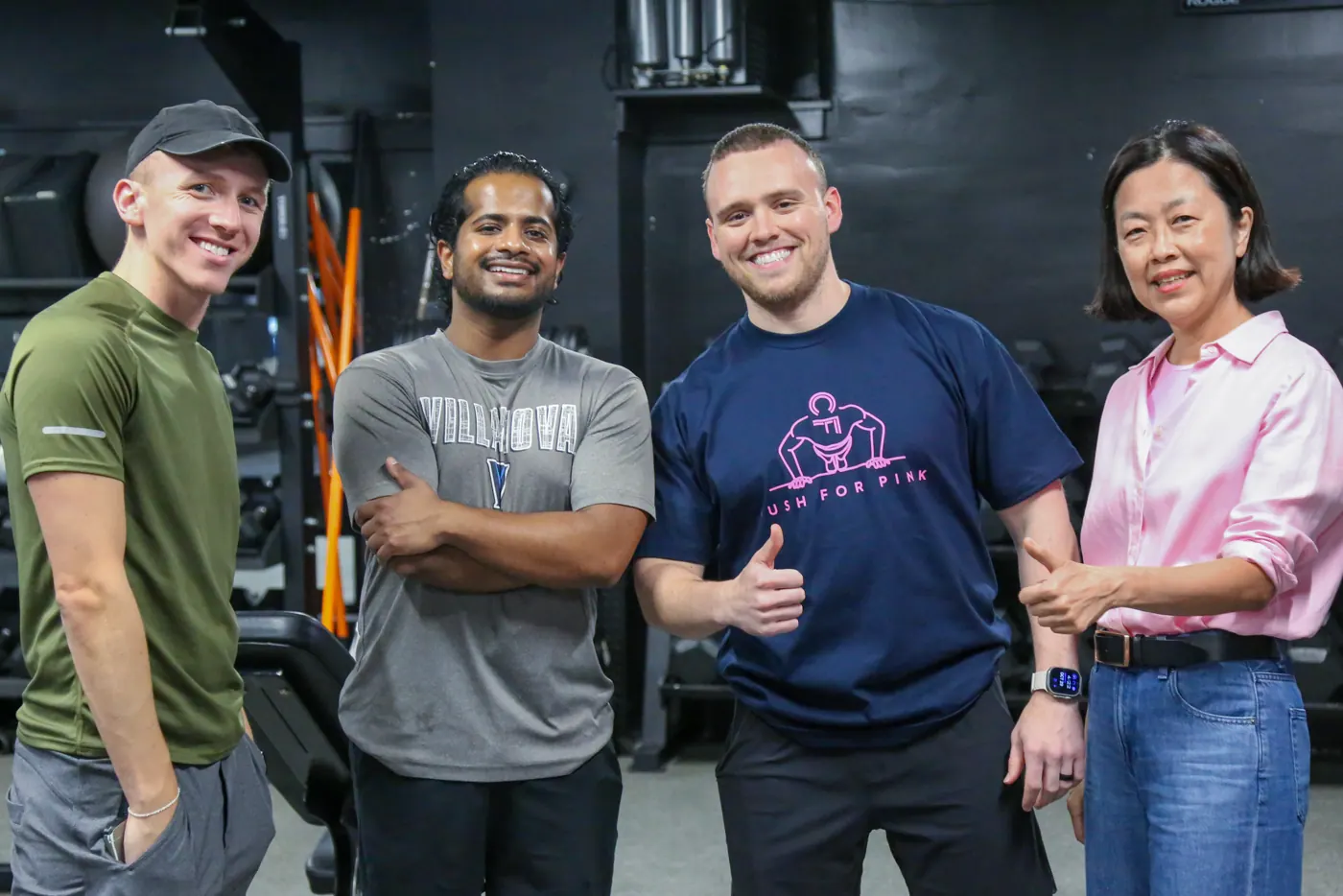 City Fitness coaches together at Push for Pink 2025