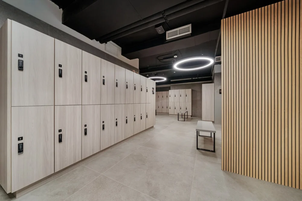 Locker room - City Fitness Hoboken Maxwell Place