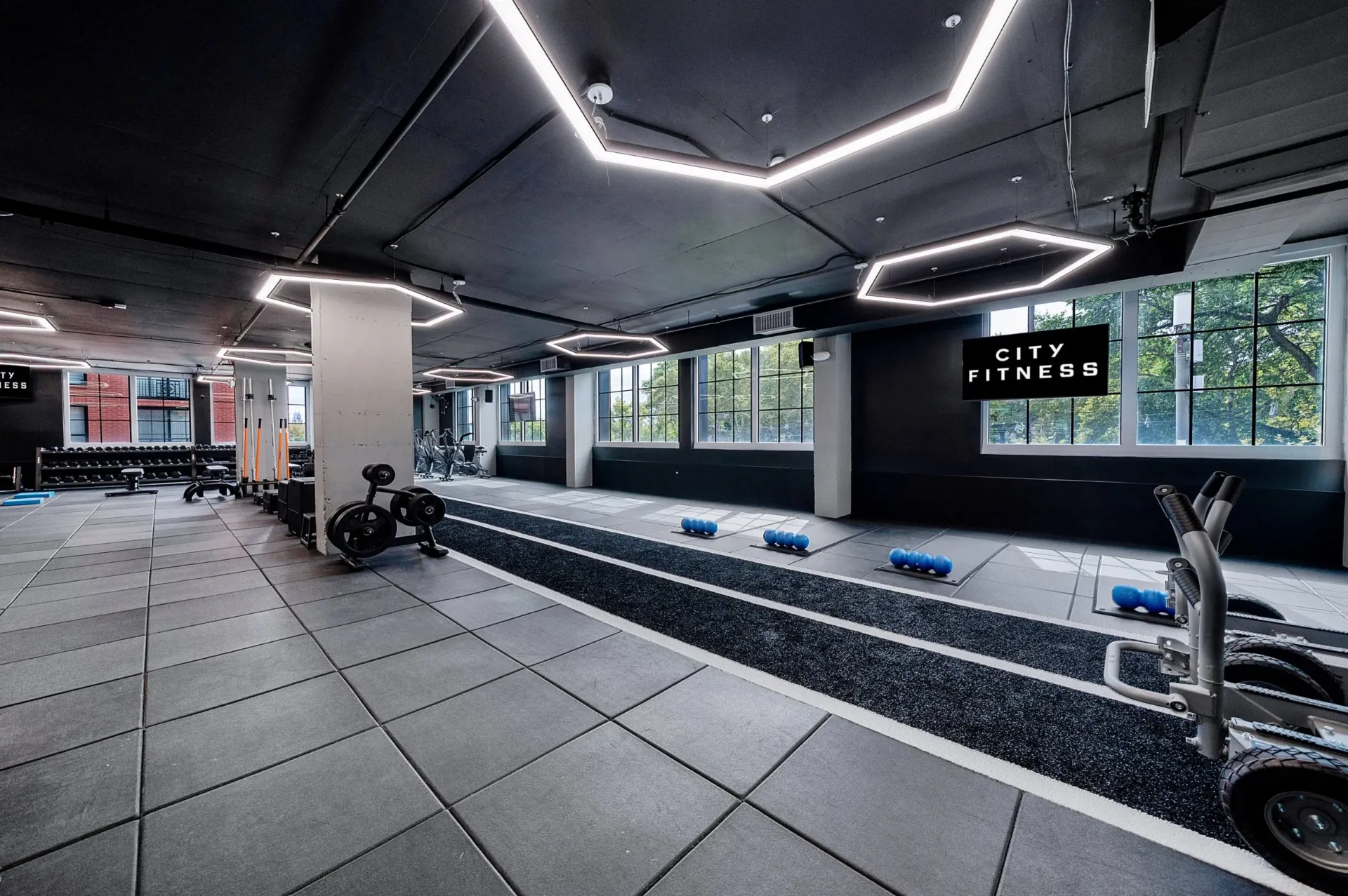 Maxwell Place CF/Thrive coaching and training area - City Fitness Hoboken