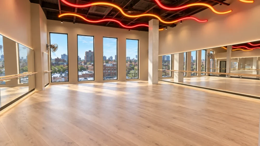 Burn studio rendering - City Fitness Hoboken Southend
